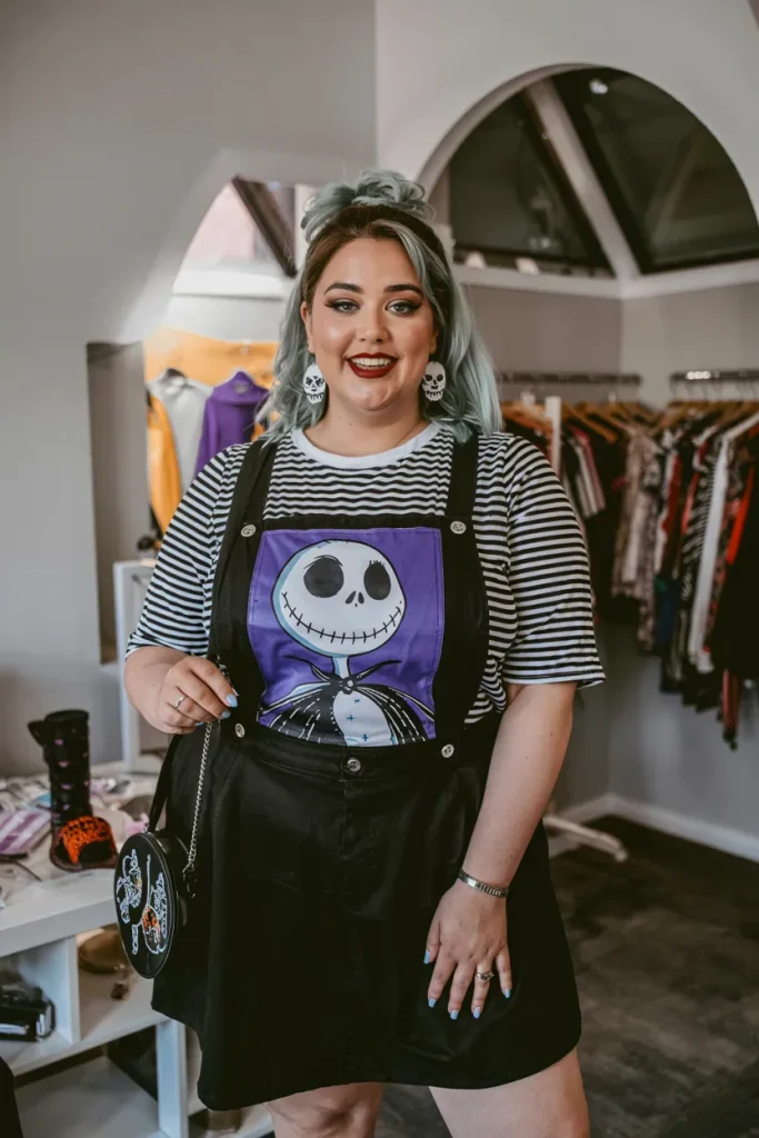 Plus Size Summer Nightmare Before Christmas Pinafore Disney Outfit