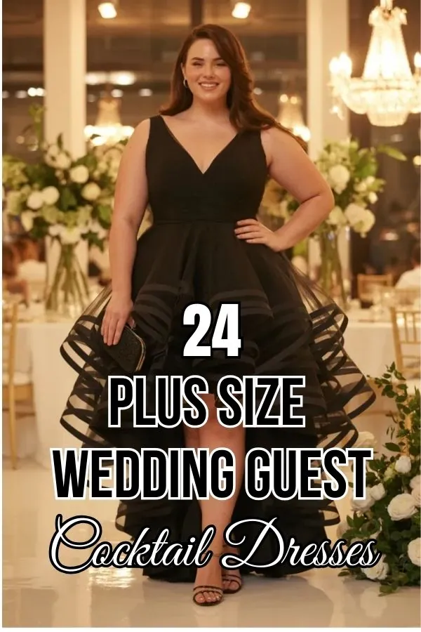 Plus Size Wedding Guest Cocktail Dresses