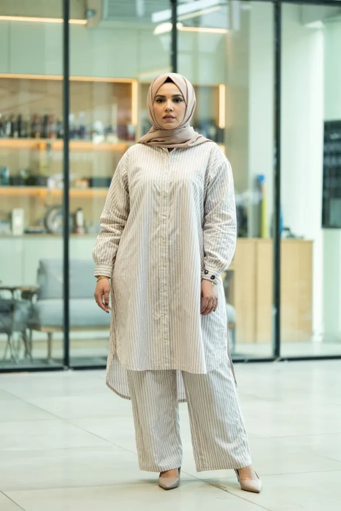Two Yarn Combed Cotton Tunic Hijabi Outfit