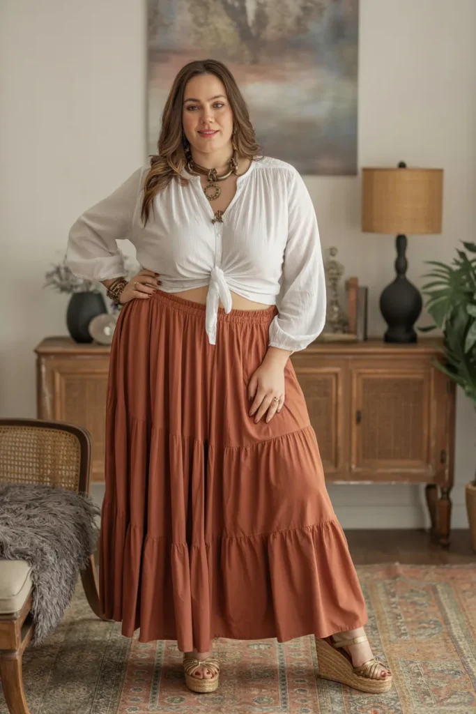 Boho Chic Maxi Skirts