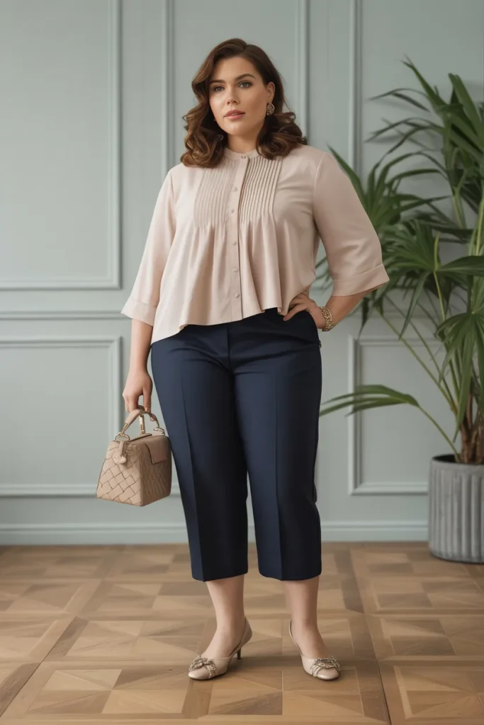 Capri Pants with Blouses