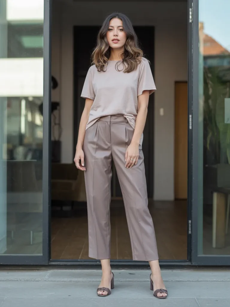 Casual Top with Dress Pants