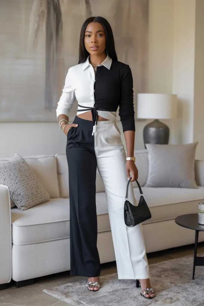 Classic Black and White Ensemble