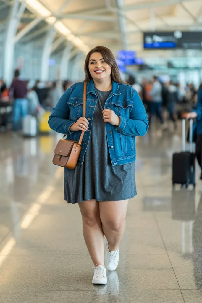 Denim Jackets with T Shirt Dresses