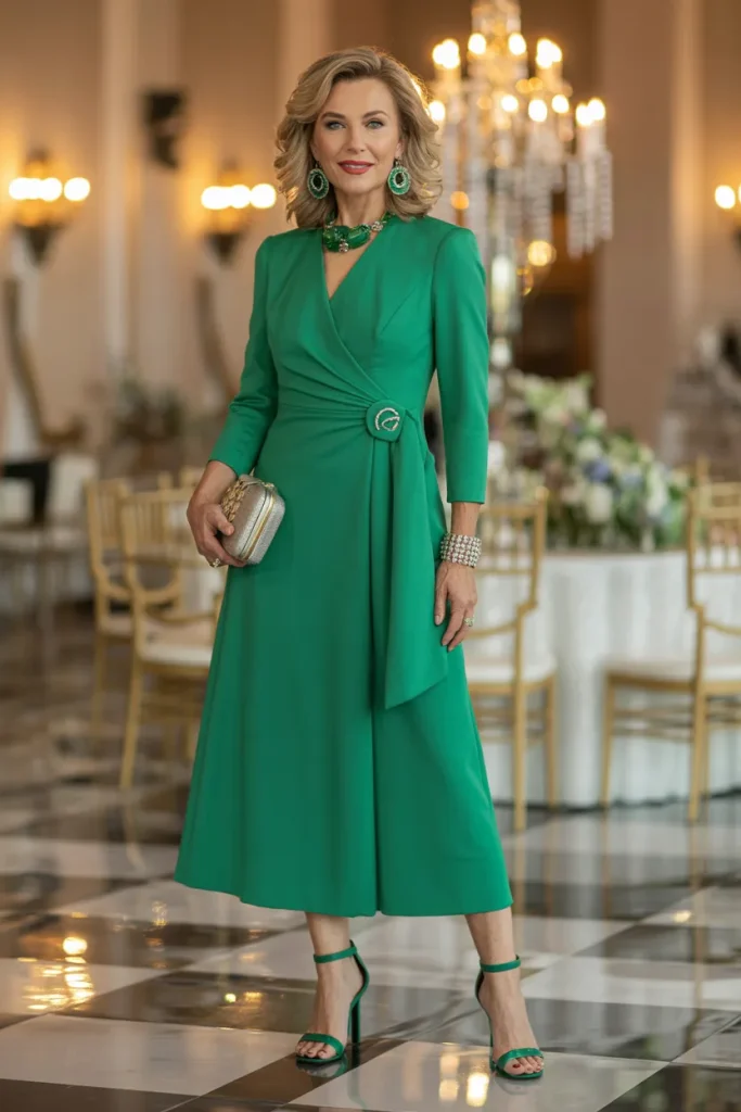 Emerald Green Statement Dress