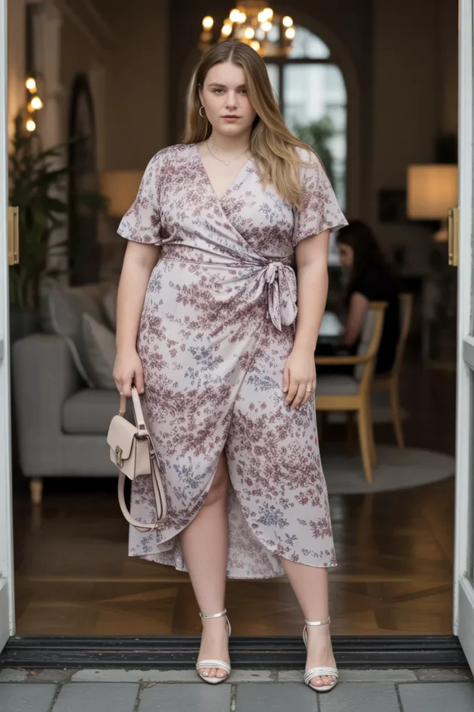 Floral Wrap Dress for Day Dates