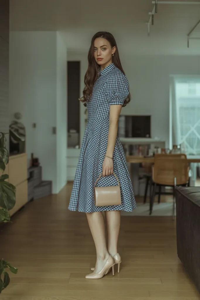 Gingham Dress