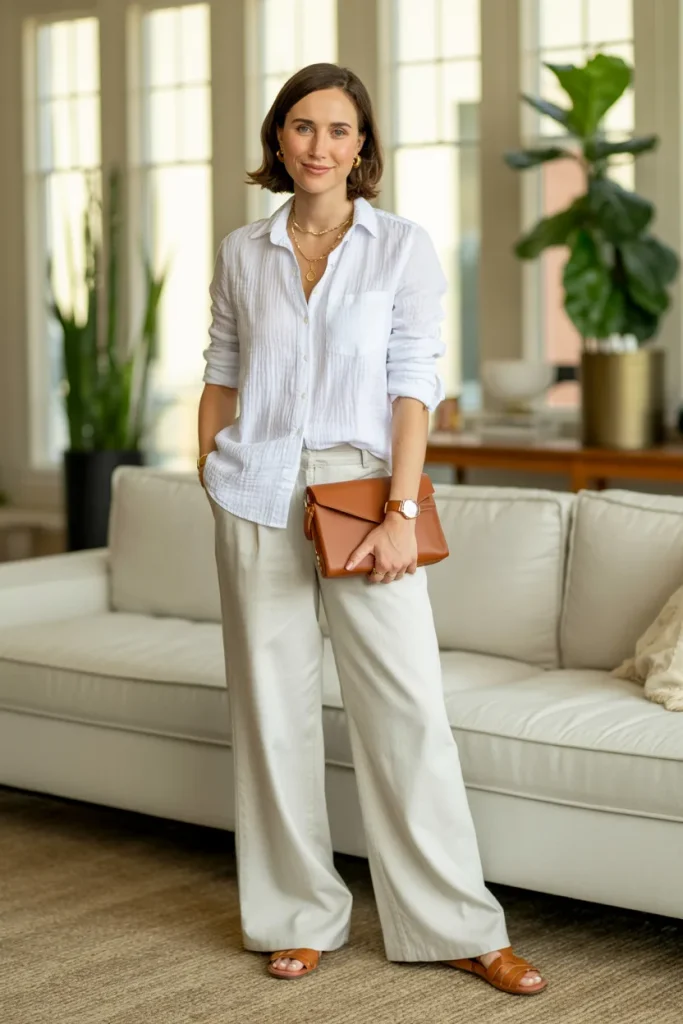 Linen Shirts and Blouses – Improved Prompt