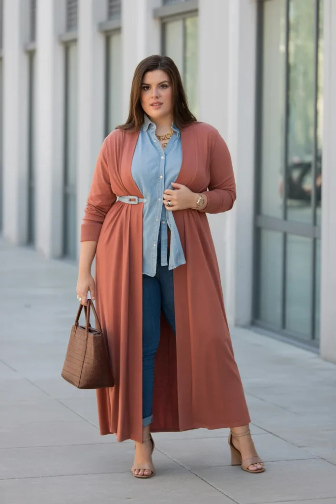 Maxi Cardigans over Outfits