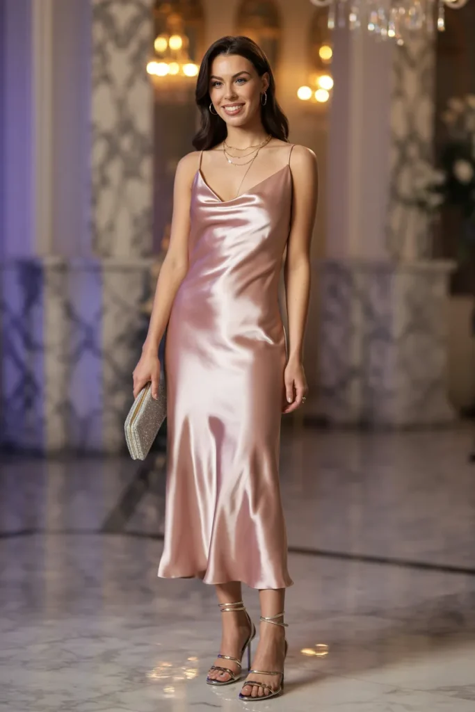Satin Slip Dress