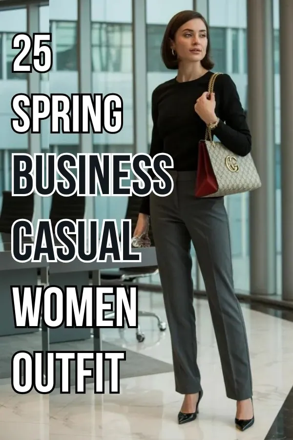 Woman in business casual attire