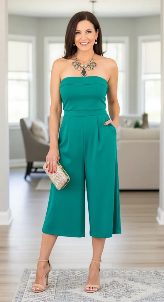 Strapless Romper