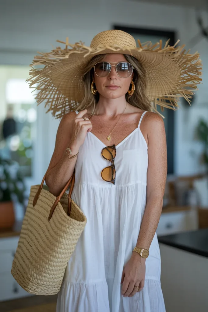 Straw Hats and Wide Brimmed