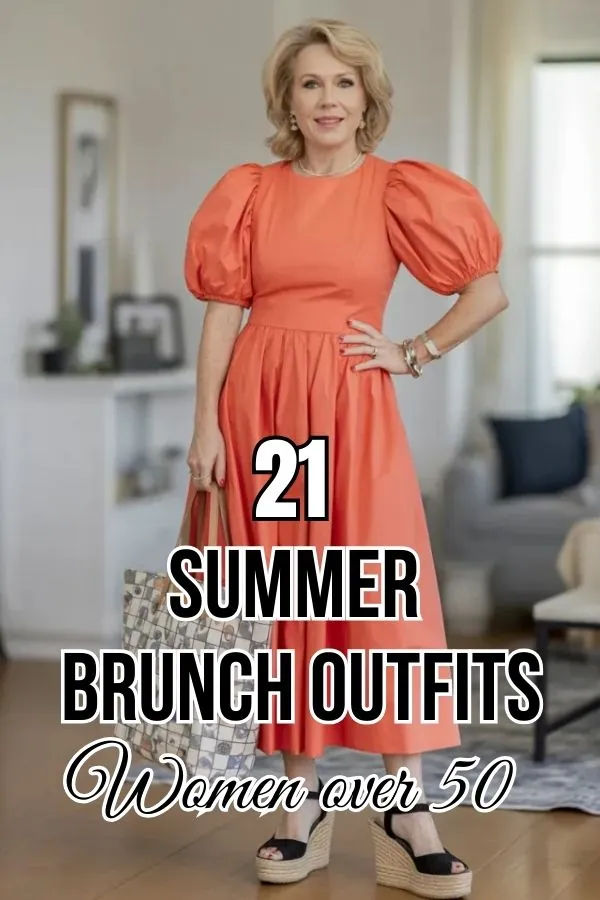 summer brunch outfit for women over 50