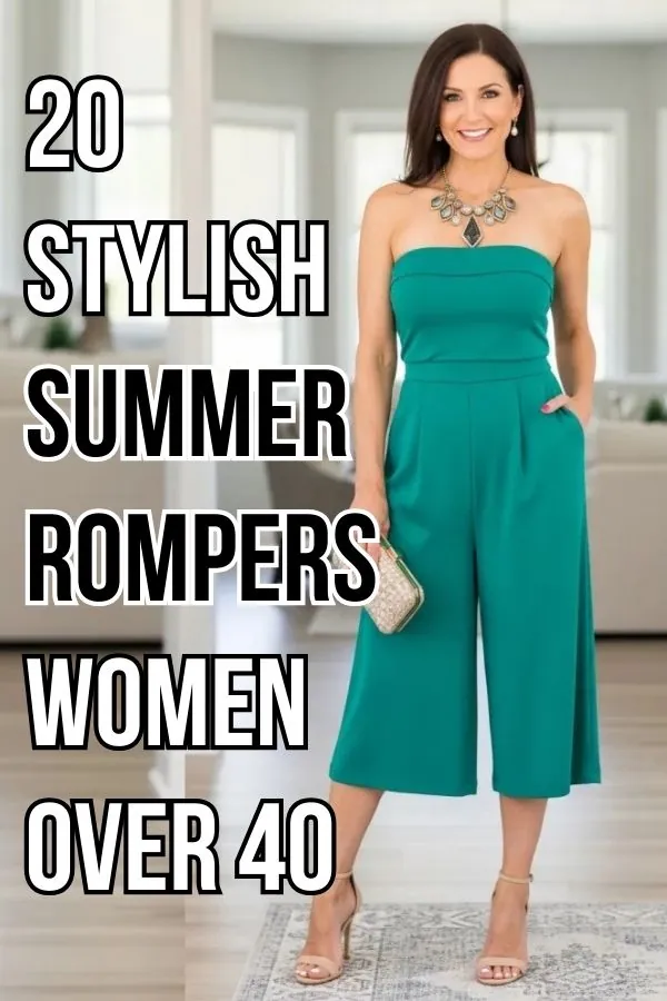 Summer Rompers for Women Over 40