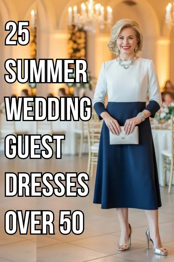 Summer Wedding Guest Dresses for Women Over 50