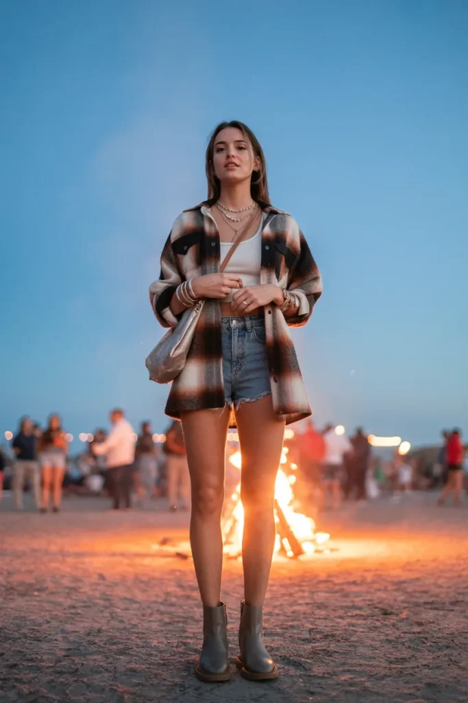 Sunset Bonfire
