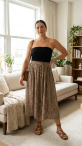 Tank Tube Top with Skirt