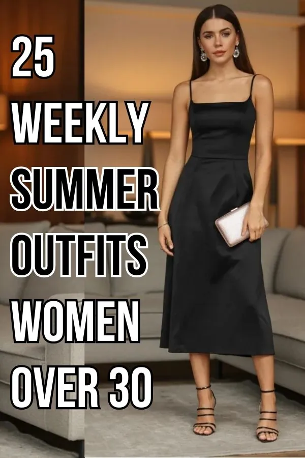 Weekly Summer Outfit Ideas for Women Over 30