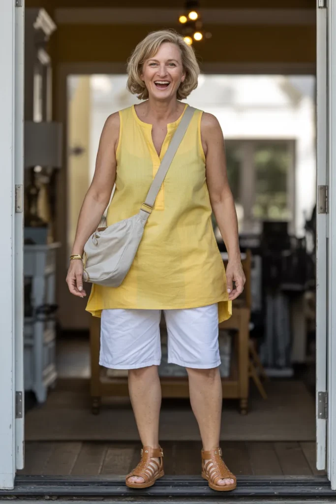 Yellow Tunic Summer Look