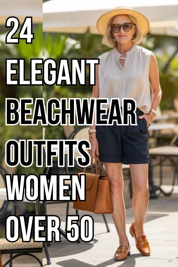 Beachwear Outfit for Women Over 50