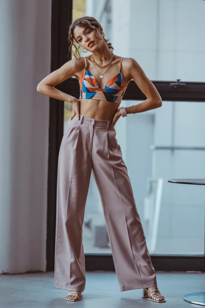 Bralette and High-Waisted Pants Inspired by Shein