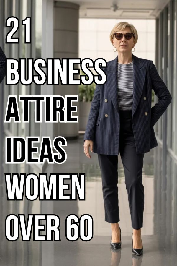 Business Attire Ideas for Women Over 60