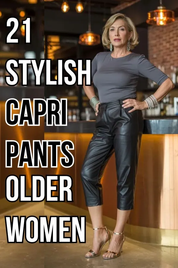 Capri Pants for Older Women
