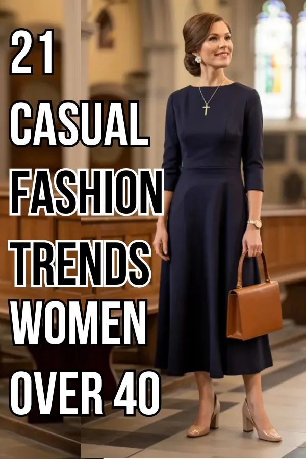 Casual Fashion Trends Women Over 40