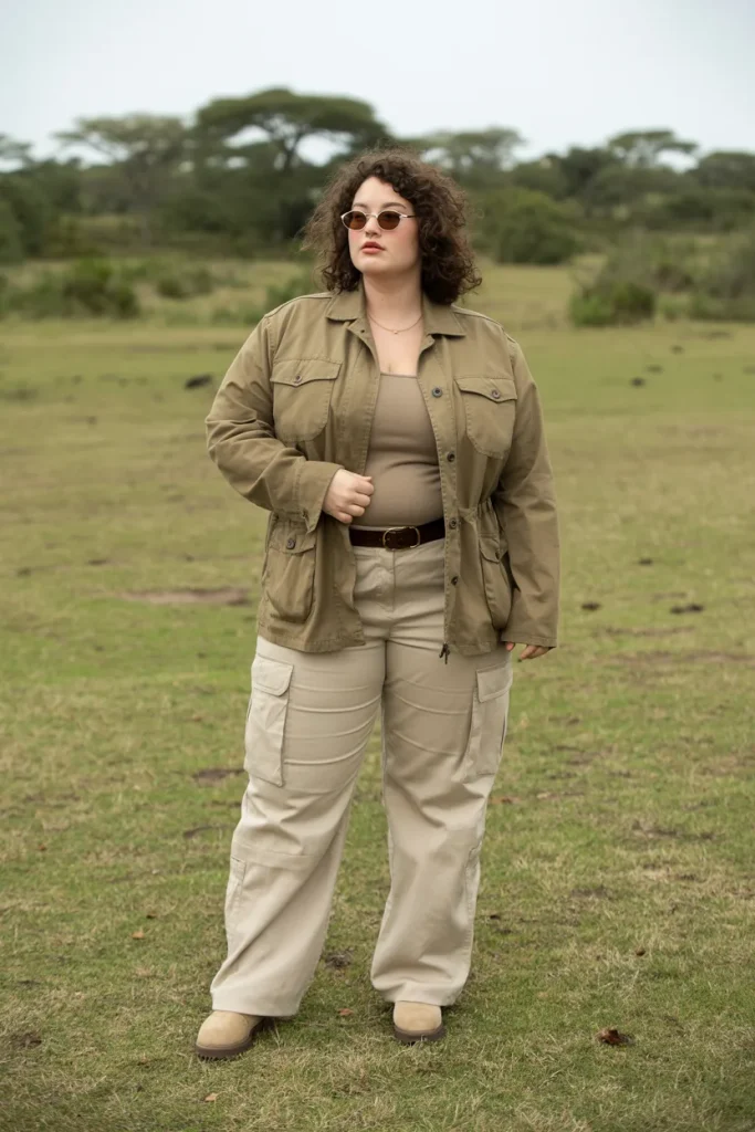 Classic Khaki Safari Jacket