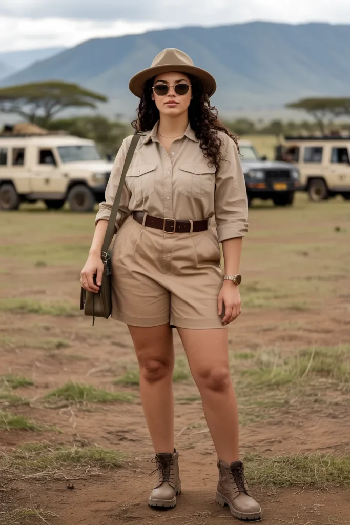Classic Khaki Safari Outfit
