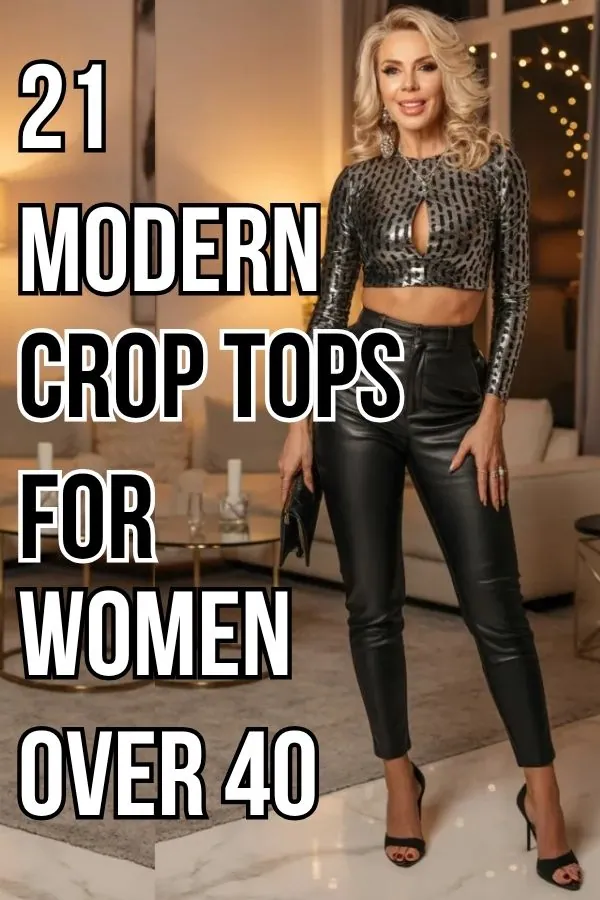Crop Tops for Women Over 40