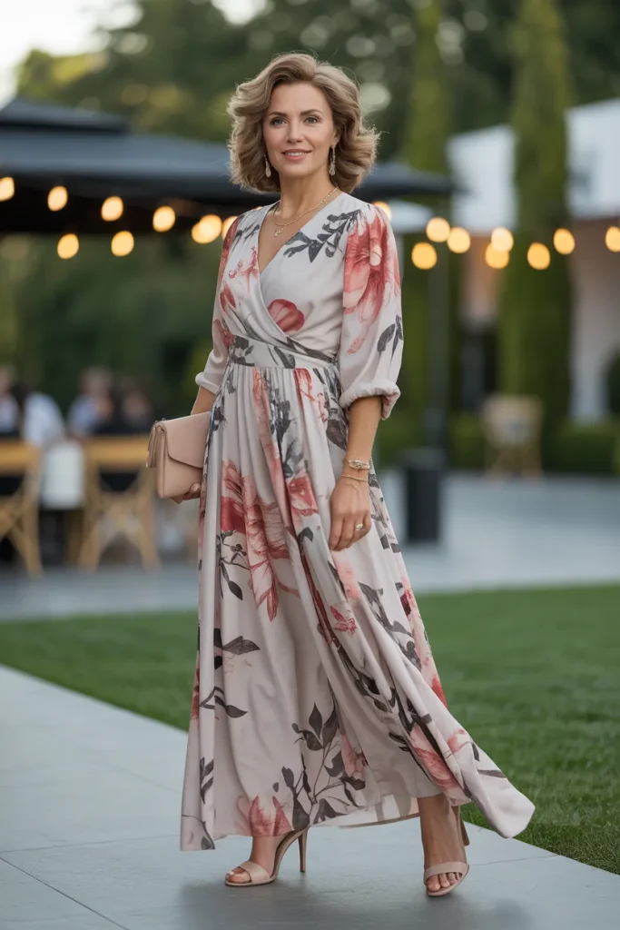 Floral Printed Maxi Dress