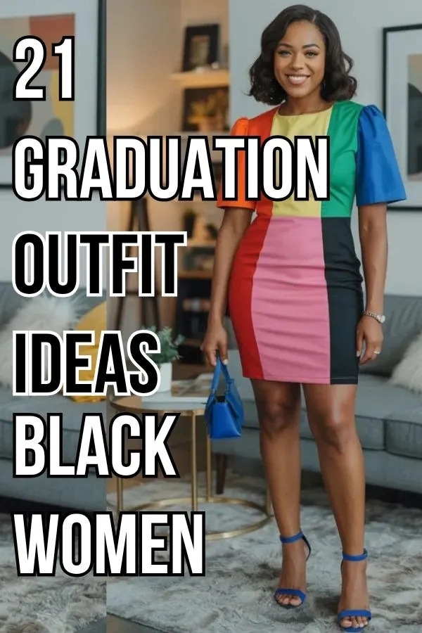 Colorful graduation outfit inspiration for women