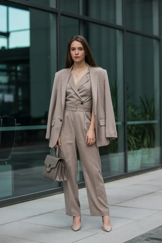 Jumpsuit with Blazer