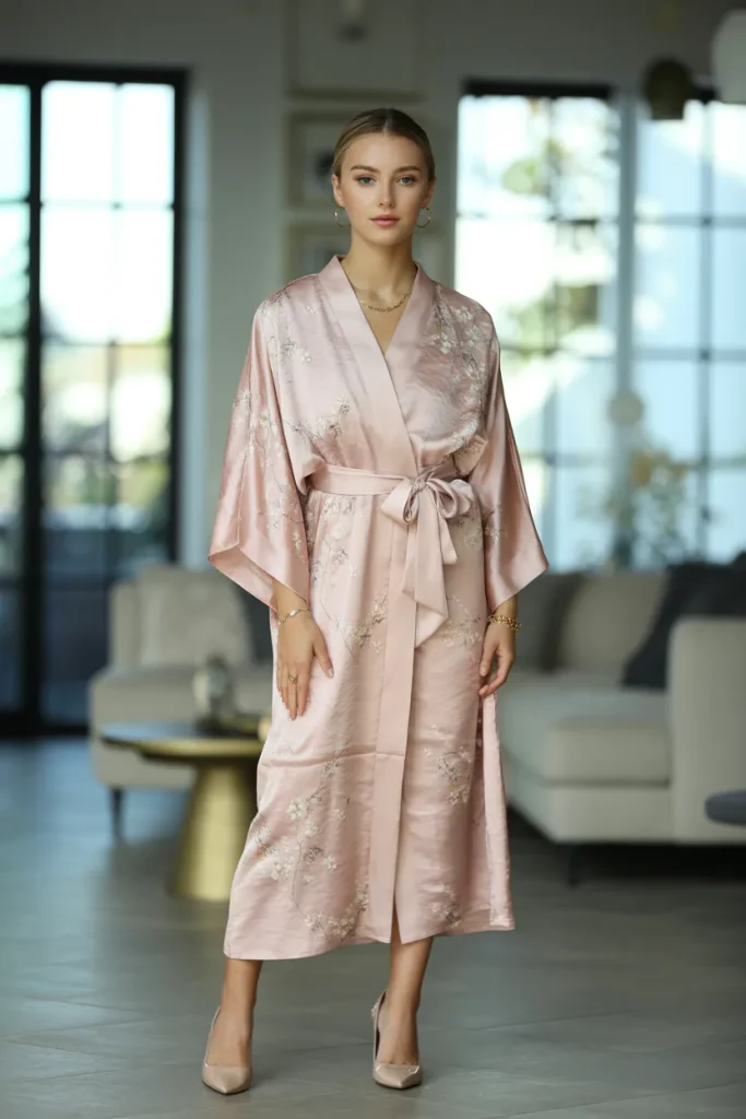 Kimono Inspired Wrap Dress