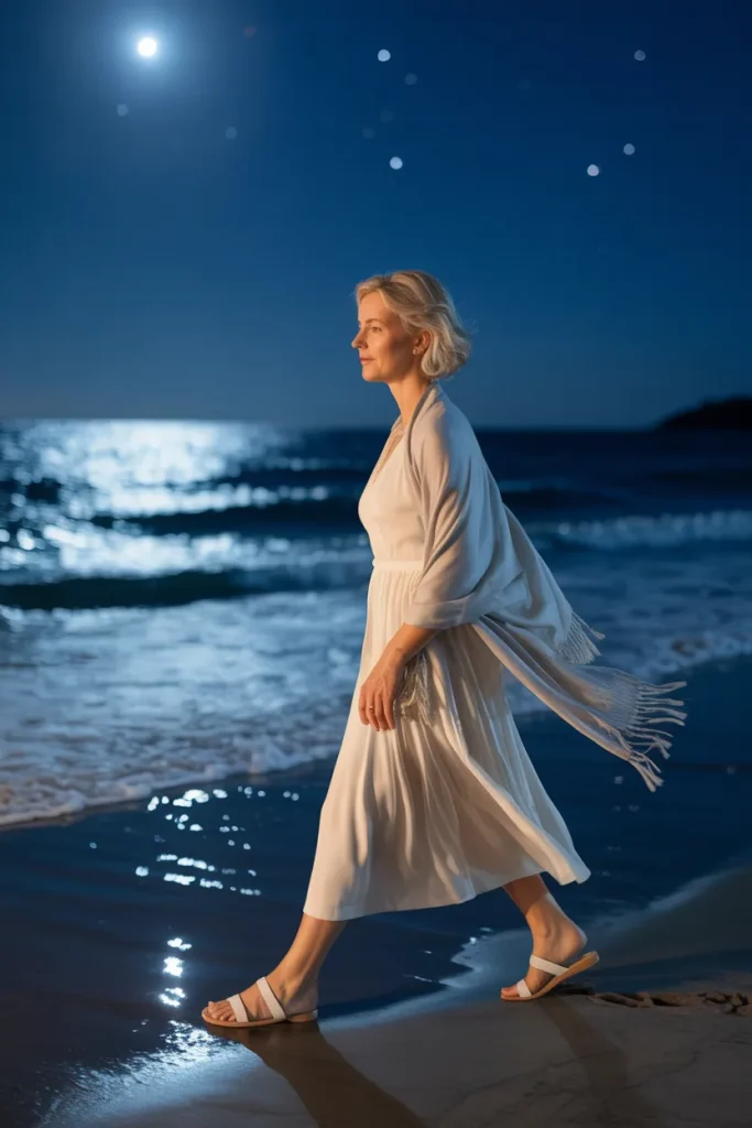 Night Beach Walk