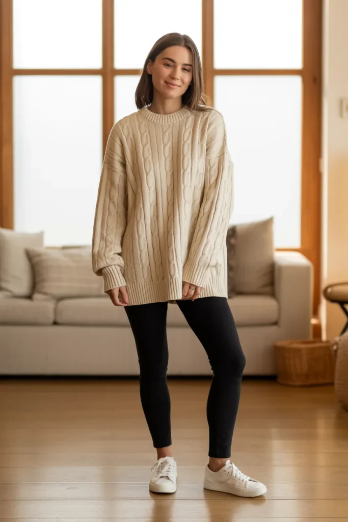 Oversized Sweater with Leggings