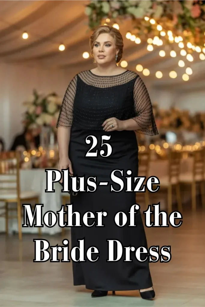 Plus-Size Mother of the Bride Dress