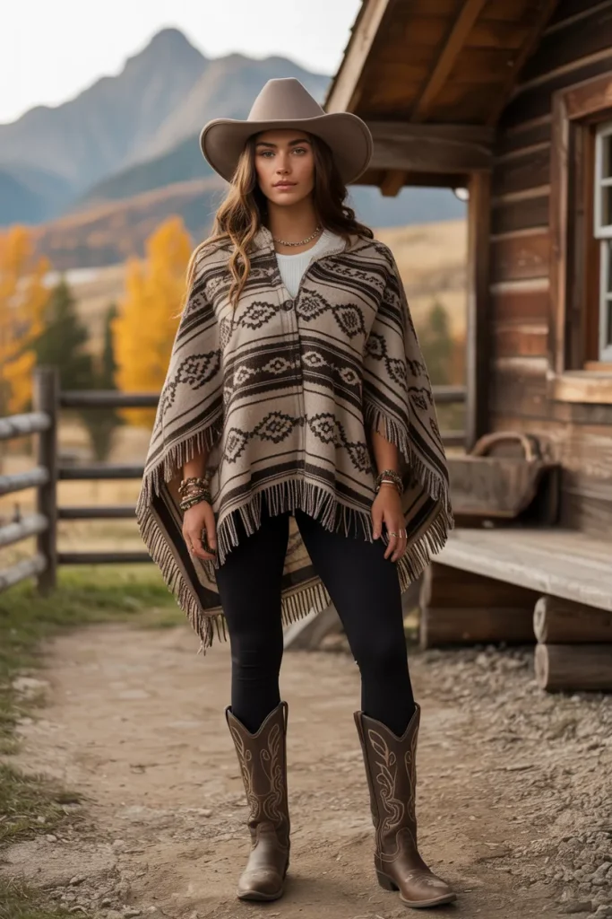 Poncho and Leggings