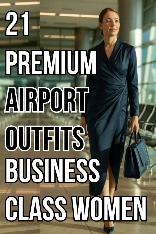 Premium Airport Outfits for Business Class Women