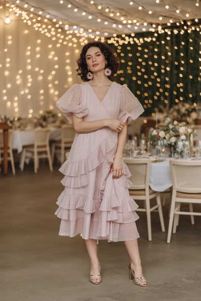 Romantic Ruffled Dress for a Fairy Tale Vibe