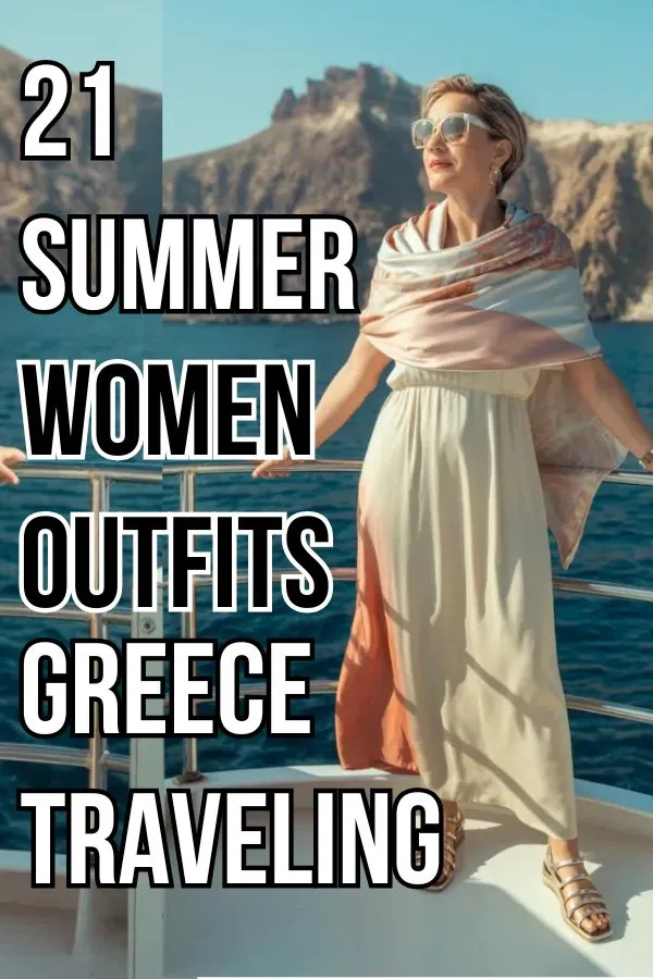 Summer Outfits for Women Over 40 Traveling to Greece