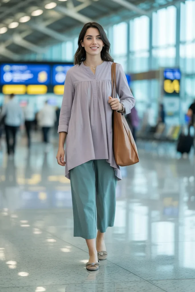 Tunic with Cropped Pants