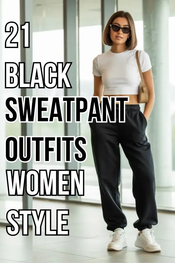 Black Sweatpants for Women