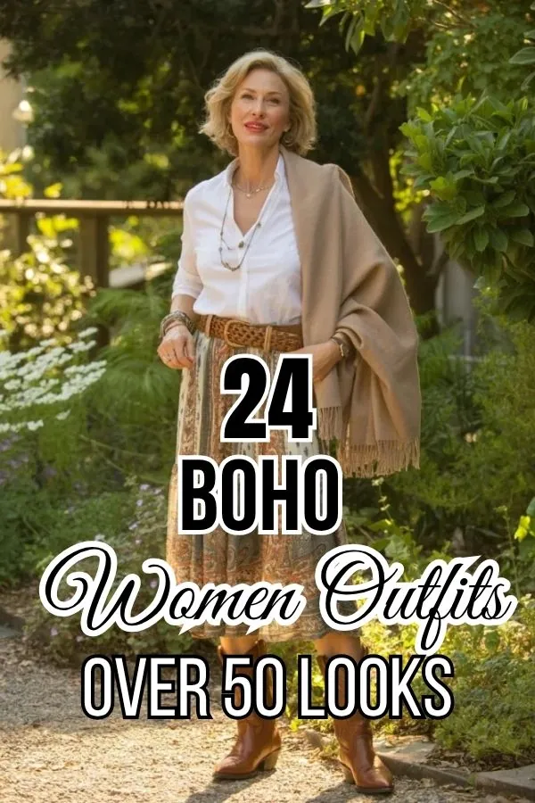 Boho Outfit for Women Over 50