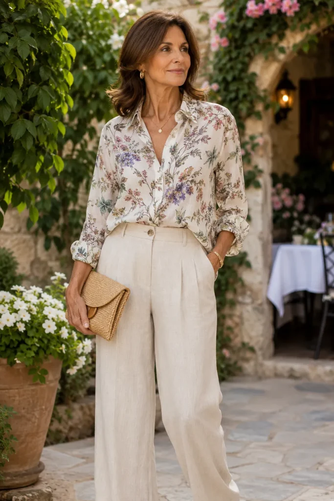 Botanical Button Up Romance