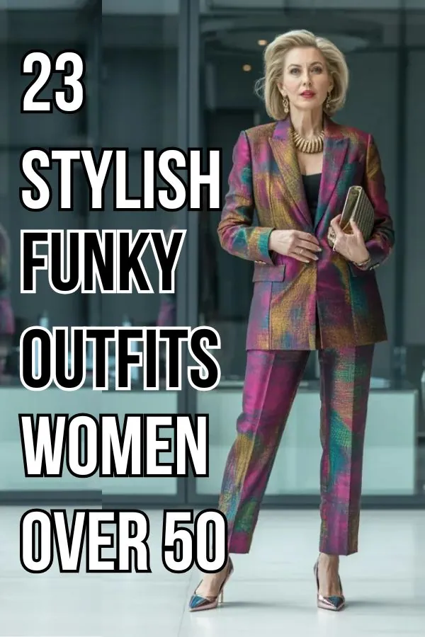 Funky Outfits for Women Over 50