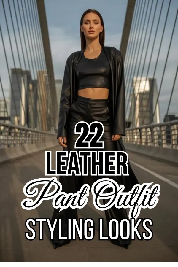 Leather Pant Outfit Ideas
