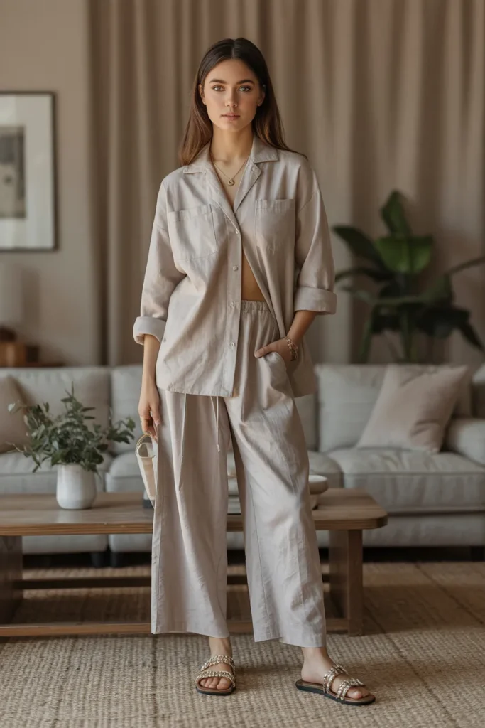 Linen Coordinates with Texture Play